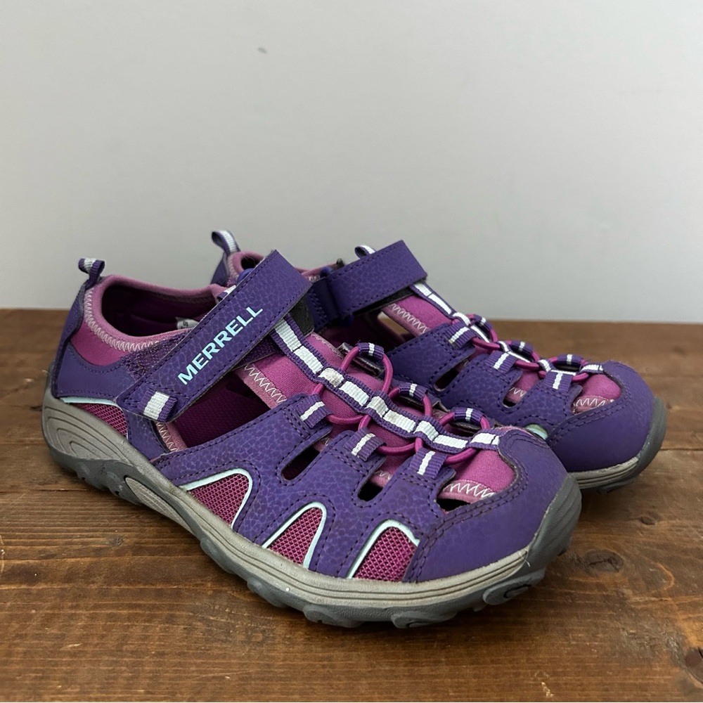 Merrell Kids Purple Pink Outdoor Sandals Size 4